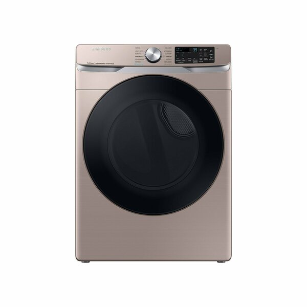 Almo 7.5 cu. ft. Smart Electric Dryer with Steam Sanitize+ and Wi-Fi Connectivity in Champagne DVE45B6300C